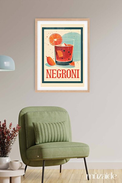 Classic Negroni Tablo - Sergi Baskısı