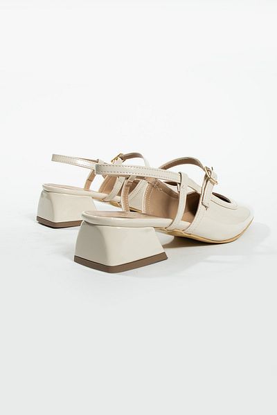 DUXAL SHOES Balerini de damă cu detalii William Tüvid - Deget toce, toc scurt