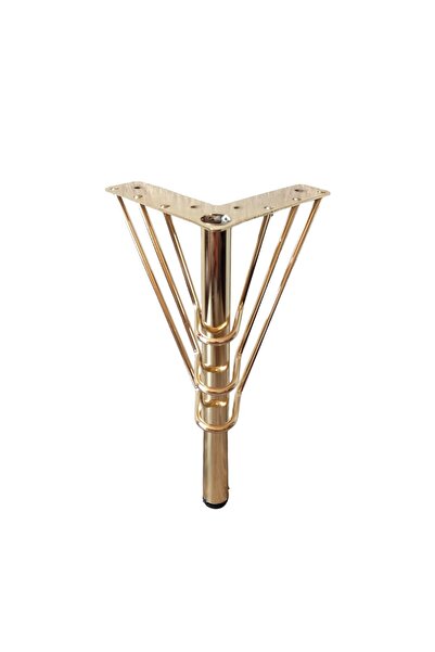 Lion Flamingo Model Gold Sofa Sofa Tv Unit Metal Leg 15 cm (Pack of 4)