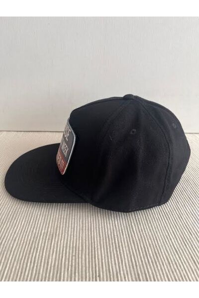 CosmoOutlet Unisex Black Hip Hop Cap - My House Was Clean Last Week Slogan with Detachable Bench Logo