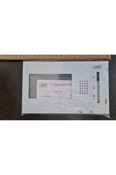 AUDİO 021454a Beyaz 4,3'' Gdm SADECE Çerçeve (açıklamayı okuyun)