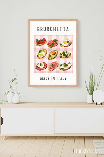 Bruschetta Rüyası Tablo - Sergi Baskısı