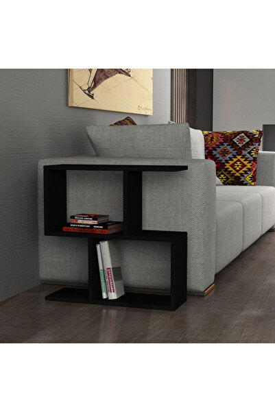 Modern home Versatile Asymmetrical Side Table Black Colour  for Modern Spaces