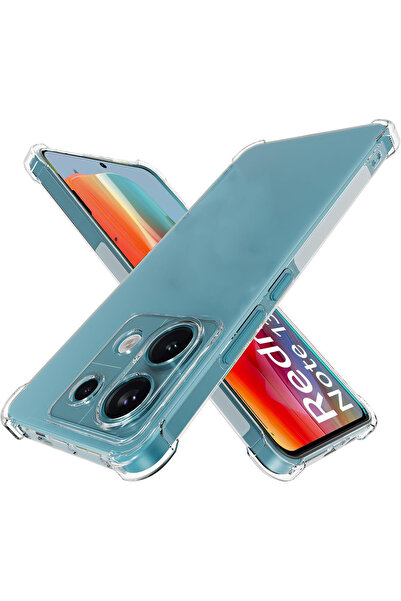 Caseji Redmi Note 13 Pro 5G Uyumlu Köşe Korumalı Premium Şeffaf Kılıf