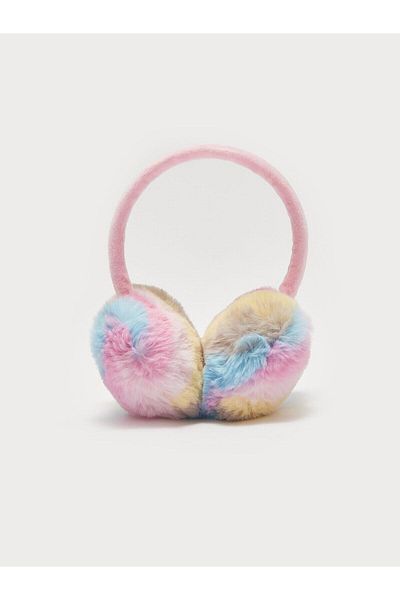 LC Waikiki ACCESORII LCW - Căști de pluș pentru fete cu imprimeu roz
