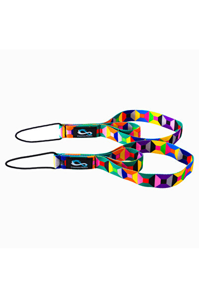 Cosmospilates أشرطة مزدوجة ملونة من ريفورمر بيلاتيس (DOUBLE HANDLES)