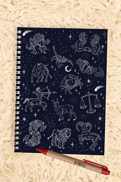 ArtNots 15x21 cm Unlined Notebook with cardboard cover