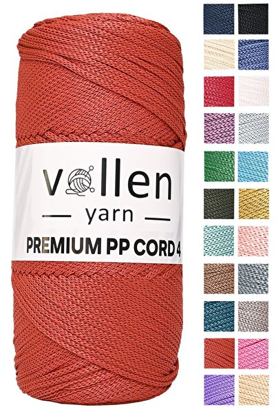vollen yarn 200gr/230m Premium Polyester Makrome Ipi 2mm ,makrome Ip,makrame,supla,çanta Ipi,kiremit