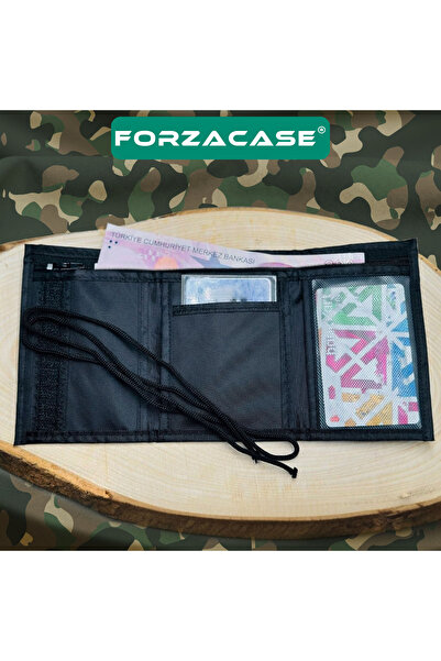 Forzacase Military Wallet - 4 Eyes with Internal zipper, VelCro Closure, NeCk HanGinG - FC615