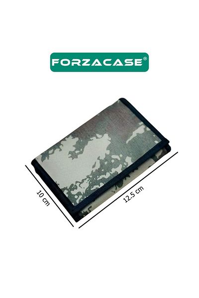Forzacase Military Wallet - 4 Eyes with Internal zipper, VelCro Closure, NeCk HanGinG - FC615