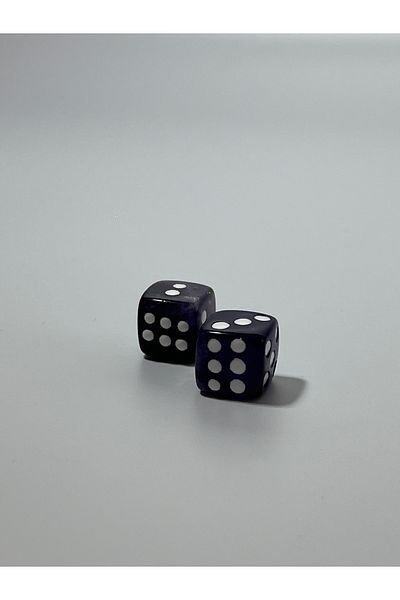 DURAN TAKI TASARIM Natural Amethyst Stone Dice