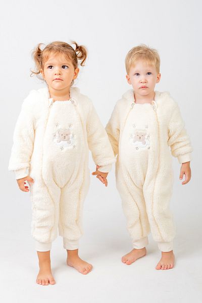 Sarebaby كيس نوم شتوي رقيق - 2 كيس، معتمد من Oeko-tex، مبطن بالقطن بنسبة 100%