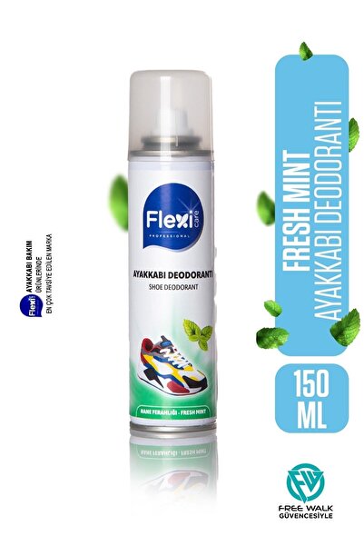 FLEXİCARE Spor Deri Ve Kumaş Beyaz Ayakkabı Boyası 75 Ml. & Ayakkabı Deodorantı & Parlatma Süngeri