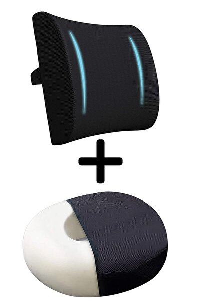 Arnee Ortopedik Ofis Sandalye Oto Araç Koltuk Bel Destek Yastığı Sırt Minderi...