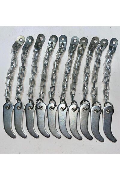 ŞAHİN TİCARET Römork Kasa Kaması Tekli Zincirli Çivi (10 ADET)