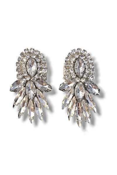 pegu baby collection Zircon JewelleD DiamonD - DiamonD BriDal, WeDDing, Engagement, Kina, EveNing Dress, Prom Earrings