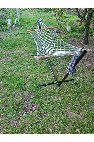 A&N Dekor Hamak Demiri Siyah Renk Çift Kişilik Metal Hamak
ayağı Portatif