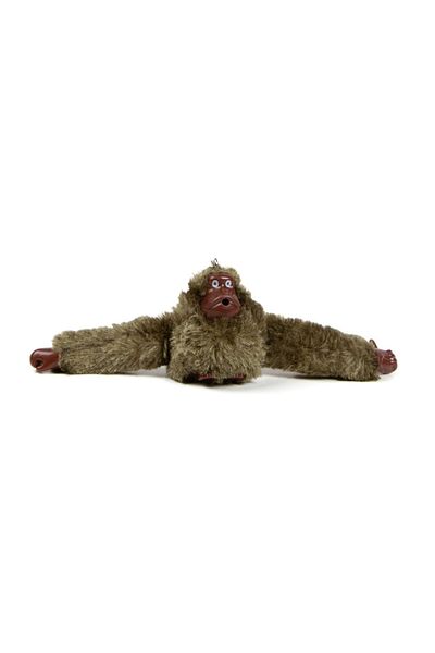 Newish Keychain Monkey Plush Toy (Can Be Used As A Bag And Wallet Accessory) Green