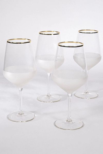 Paşabahçe 18 Piece Matte White Glass Set