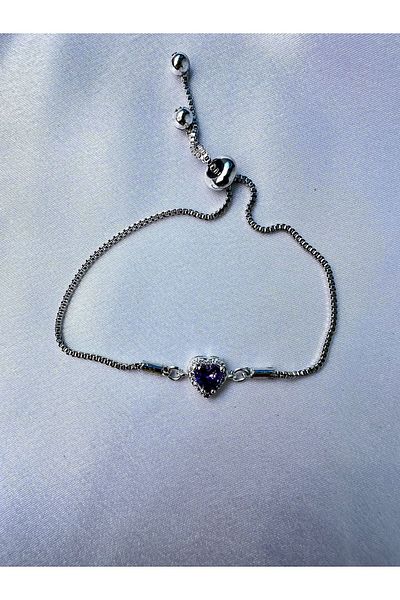 Aksesuar Heart Silver Steel Bracelet