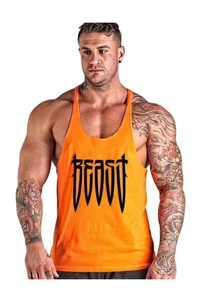 Ghedto Beast Gym Fitness Tank Top Tricou pentru atlet