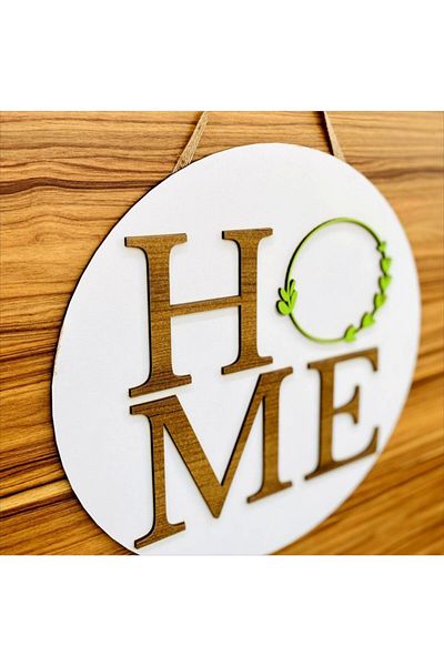 Hediyenikap Home Wooden Door Ornament