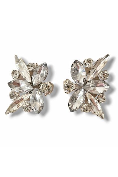pegu baby collection Zircon Jewelled Dangle Pirelta - Apple Bridal, Wedding, Engagement, Kina, Evening Dress, Prom Earrings