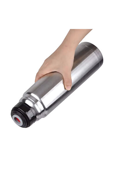 jvx ÇELİK 1 LİTRE ÇAY KAHVE SU MATARASI DERİ KILIFLI