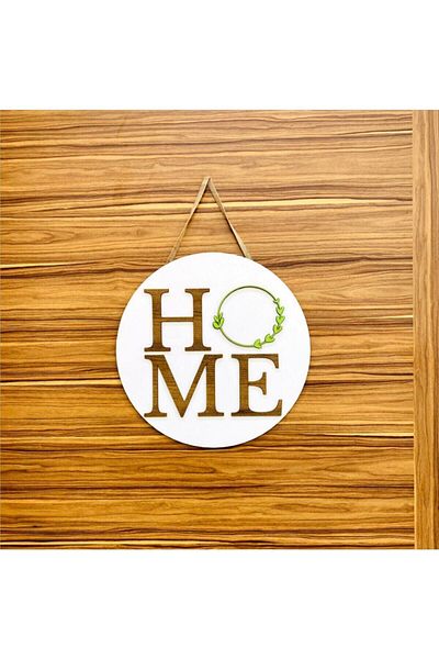 Hediyenikap Home Wooden Door Ornament