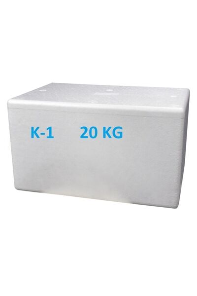 Gimat ambalaj Strafor Köpük Kutu Dondurma-balık Strafor 20 Kg (İÇTEN:51X37X24,5)