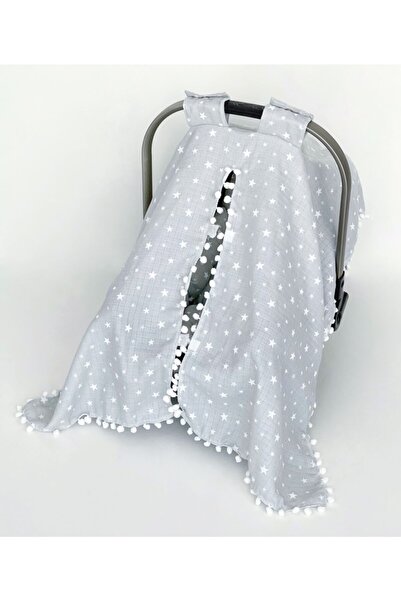 FG Store %100 Pamuk Çok Amaçlı Müslin Puset Örtüsü Ve Minderi