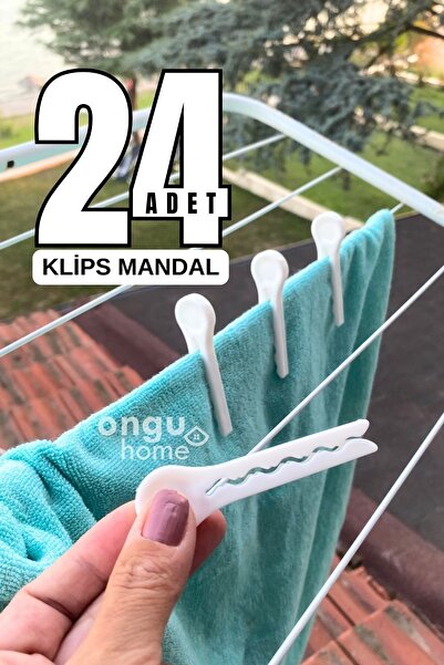 ongu home Rüzgar Geçirmez Mandal Klips Çamaşır Mandalı Klipsi Poşet Klipsi Ma...