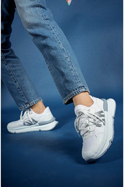 Riccon Tenis de damă 0012169 Alb