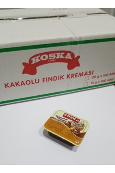 Koska 20 Gr Kakaolu Fındık Kreması 100 Adet