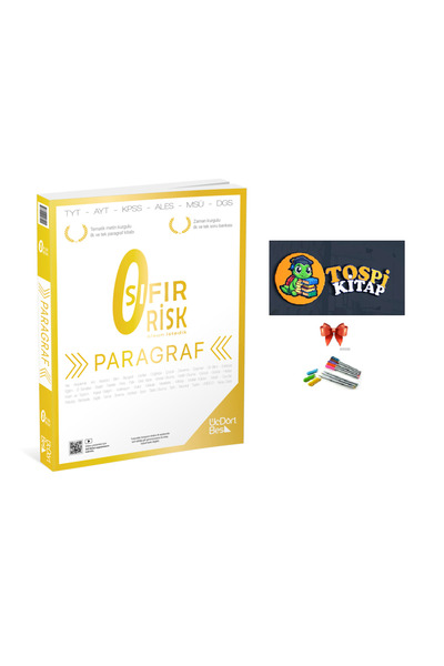 Üç Dört Beş Yayıncılık Paragraf Sıfır Risk 345 YAYINLARI
