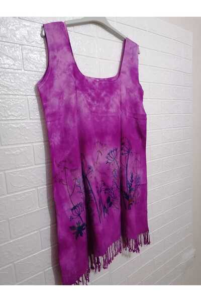 anne moda ankara 100% бавовняний товстий парео/сукня з підвісками та бахромою