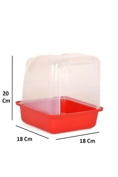 TUĞRA PET MARKET Large Size Cockatiel Bath Bird Bath (1 PC)