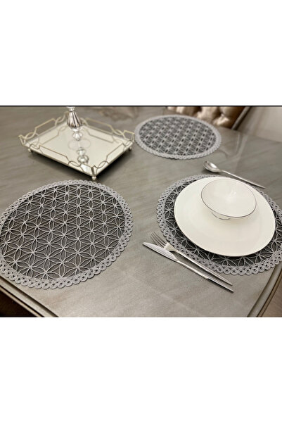 Sfr Home by FİSKOS LÜX YONCA 6’LI SUPLA AMERİKAN SERVİS SETİ 35 CM ÇAPINDA