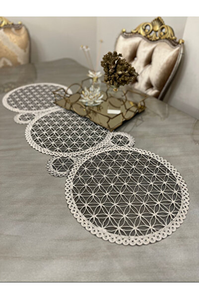 Sfr Home by FİSKOS LUX Clover Cord Runner - 35x120 cm