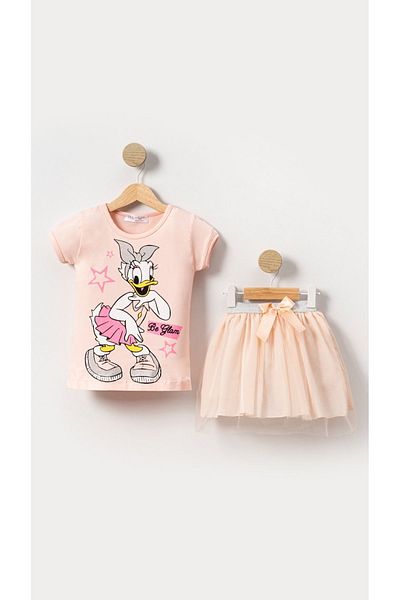 aden kids Set de fuste pentru fete de culoare somon