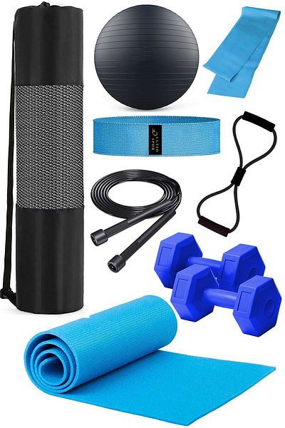 ULTIO Set Pilates 9 piese Geantă de transport și toate consumabilele Pilates Set economic Noul sezon