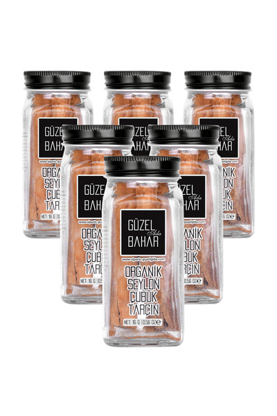 Güzel Ada Gıda Organik Seylon Çubuk Tarçın 6x16 gr