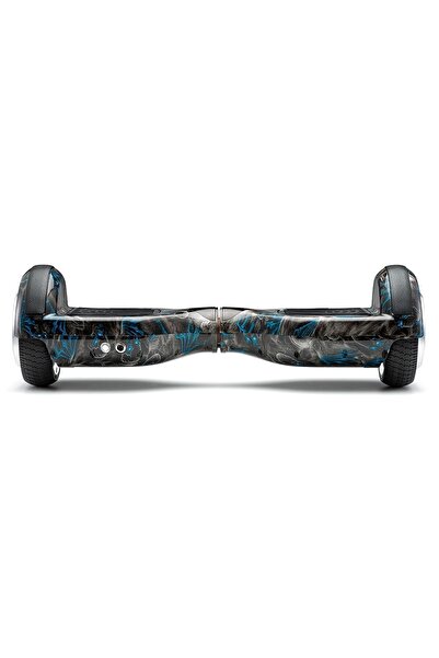 CityMate Elektrikli Kaykay Scooter Hoverboard 6.5 Inch Siyah Kurukafa Grafity Desenli Akıllı Denge- D18
