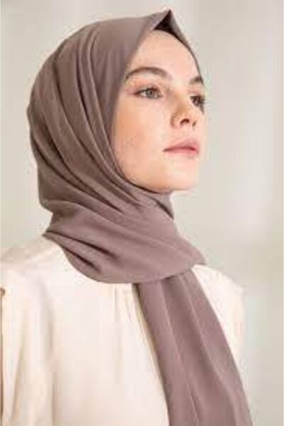 Sedef شال حرير المدينة البيج - 70x200