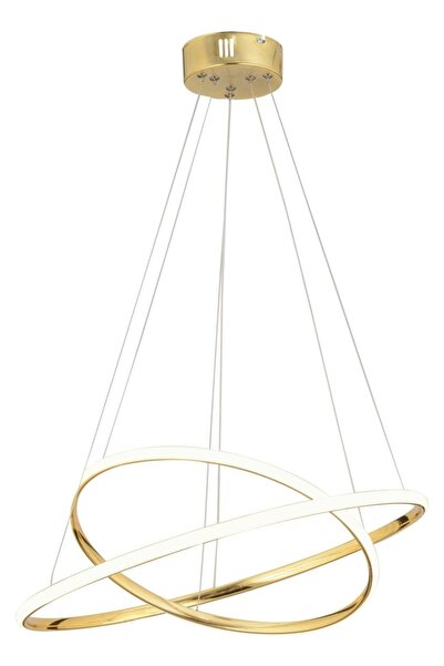 Ömür Avize Alex Gold 2 Li Ledli Avize 30*40 Cm Çap