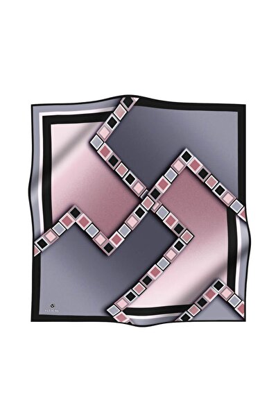 Vissona 90x90 Twill Silk Scarf - Mixed Color