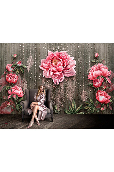 MORDENTE HOME 3D ÇİÇEKLİ DUVAR KAĞIDI