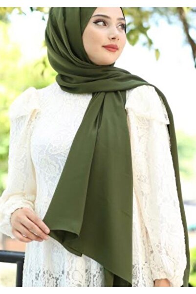 Sedef Medine Ipeği Şal,yeşil,70x200