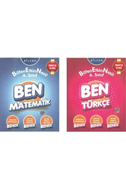Bilfen Yayıncılık Bilfen 4.sınıf Ben Serisi Matematik-türkçe Set