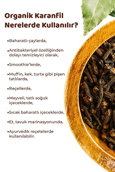 Güzel Ada Gıda Organik Tane Karanfil 40 gr